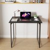 FDW 32 inch Computer Desk,Office Desk with Metal Frame,Modern Simple
