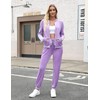 Marvmys Velvet Track Suits for Women Set Zip Up Sweatsuit