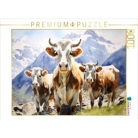 CALVENDO Puzzle A Motif from The Calendar The Magic of The Mountains | 1000 Pieces Size 25" x 19"