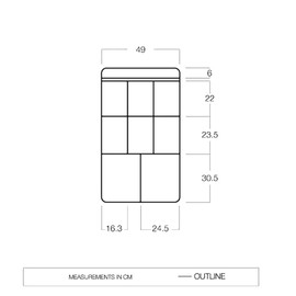 Vango Sky Storage 8 Pocket Organiser