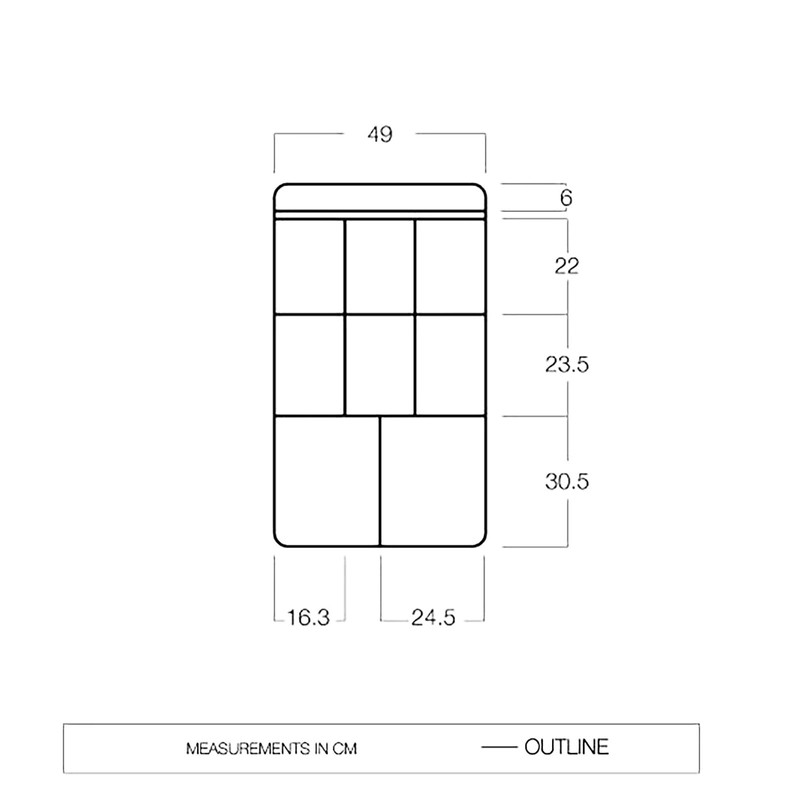 Vango Sky Storage 8 Pocket Organiser