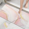 Bathroom Mat Absorbent Bath Mat Quick Dry Bath Mat,with Gold