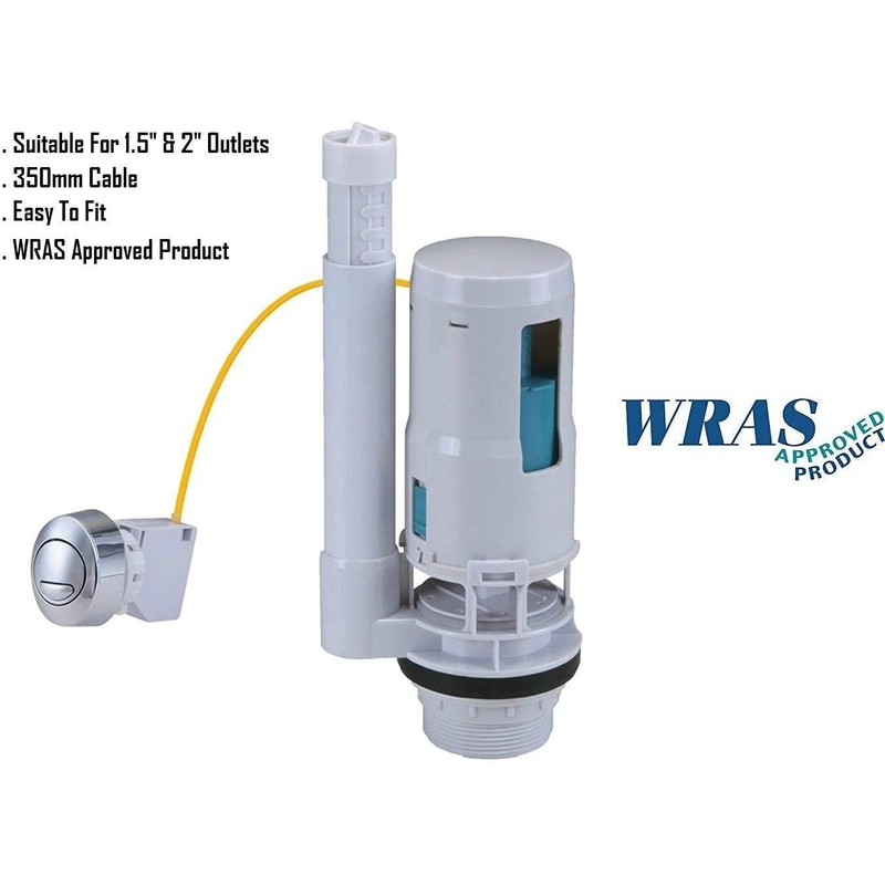 Toilet Cistern Kit Dual Flush and Fill Valve WRAS Approved