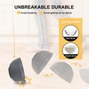 Rubtlamp 16Pcs Plastic Wheat Straw Dinnerware Set, Reusable Plastic Dishes