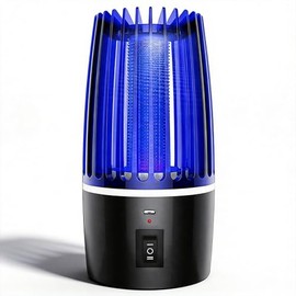Rechargeable Mosquito Zapper, 2000mAh Bug Zapper with UV Light Attraction & Hidden 3500V Electric Grid, Portable Hanging USB-Powered Insect Trap for Indoor Outdoor Camping Bedroom Patio Kitchen