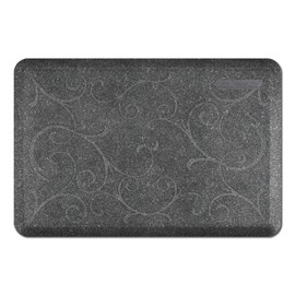 WellnessMats Bella Collection Anti-Fatigue Floor Mat, Polyurethane – Ergonomic Support Pad for Home, Kitchen, Garage, Office Standing Desk – Water Resistant - Made in USA