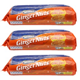 McVitie's Ginger Nut 250G Pack of 3|Packed For Zuvo