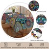 iEvery Boho Style Rectangular Mandala Garden Tablecloths for Outdoor Polyester