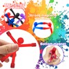 Pack of 10 Mini Man Fridge Magnets, dellyy Rubber Magnets,