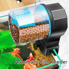 Jerys Automatic Fish Feeder, Automatic Fish Food Dispenser Keeps Food and Dry for Aquarium Daily