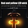 Bike Tail Light with Turn Signals USB Rechargeable Wireless Remote