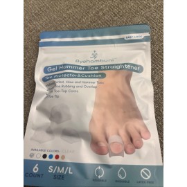 Byehambuni Hammer Toe Straightener, 6 Pack Hammer Toe Corrector for Women, Ge...