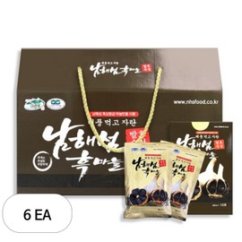 Namhae Island Black Garlic Black garlic essence grown on sea breeze, 2.4L, 6 pcs / 남해섬흑마늘 해풍 먹고 자란 흑마늘 진액, 2.4L, 6개