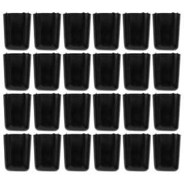 HOMSFOU Kitchen Sink Rack Feet 30pcs Replacement Rubber Grid Kitchen Sink Wire Protective Rack Feet Grate Rubber Wire Bumper Replacement Protector Parts, 1.70X1.30X0.80CM, Black