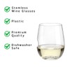 Govino 12 Ounce Dishwasher Safe Series Wine/Cocktail Glasses (Set of