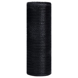 Jomnvo 10 Inch x 10 Yards White Christmas Deco Poly Mesh Ribbon Metallic Foil Deco Mesh Ribbon Christmas Party Decoration Wreath Making Poly Mesh Ribbon (White)