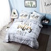 Sleepdown Chill Vibes Only Soft Easy Care Bedding Set With