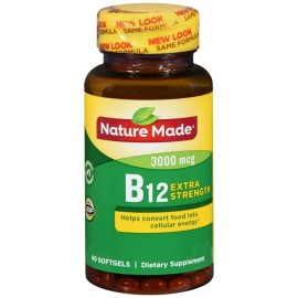 Nature Made B12 3000 mcg Softgels Extra Strength 60 EA