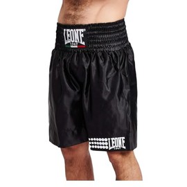 LEONE 1947, Boxing Shorts, Unisex Adult, Black, M, AB737