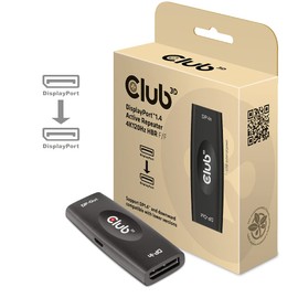 Club3D DisplayPort 1.4 Active Repeater/Signal Amplifier 4K120Hz HBR3 B/B