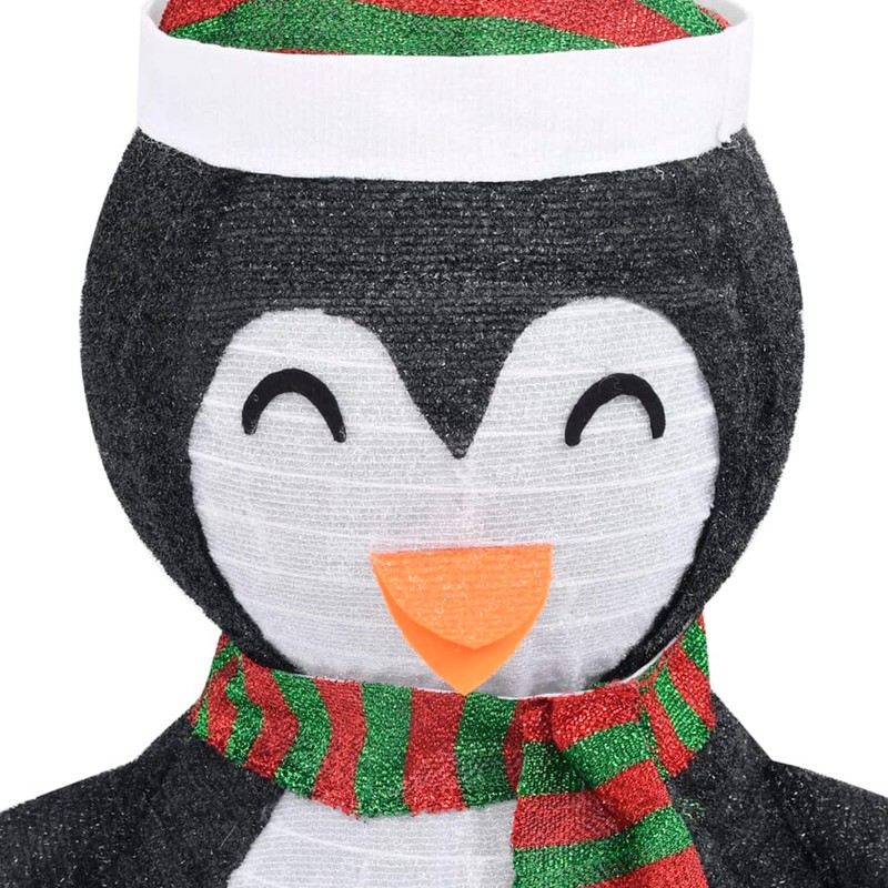 Mani Christmas Decor 4 ft Snow Penguin, 120 LED Light,