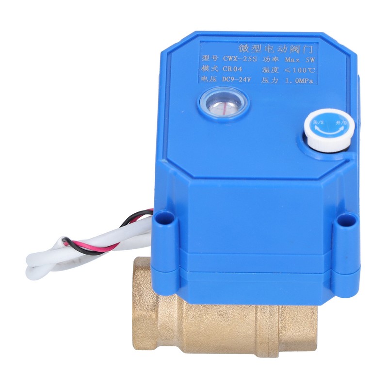 Electric Ball Valve BSP Brass Motorized Mini DN15 1/2in DC9~24V