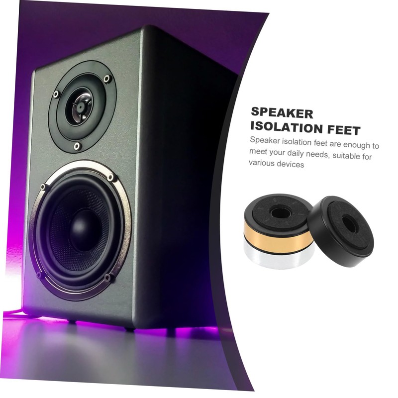 Gadpiparty 12pcs Speaker Isolation Feet Pads Vibration Absorber for Amplifiers