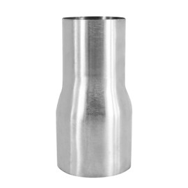 Krtopo Exhaust Pipe Adapter Stainless Steel Connection Pipe for Exhaust Connector Reducer Dilator Modification of Car Exhaust Pipes (51 mm - 63 mm)