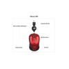 Adesso Retractable Mini Mouse iMouse S8B with Built-in Scroll Wheel,