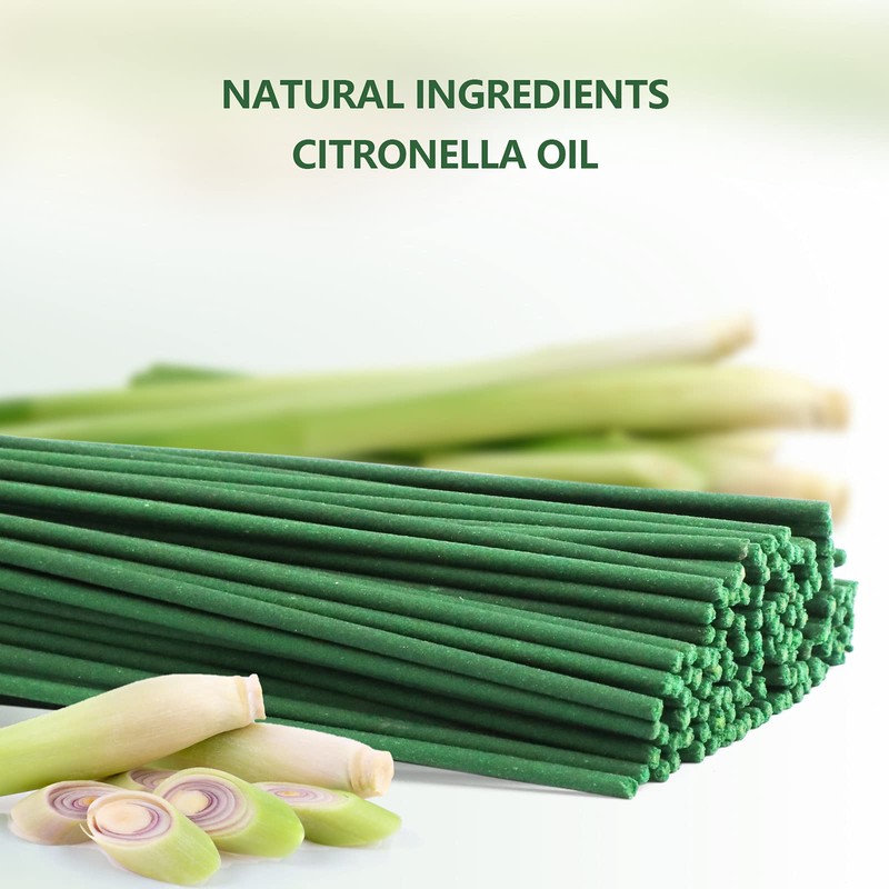 Citronella Incense, Suitable for Indoors & Outdoors, Camping, 20 Sticks