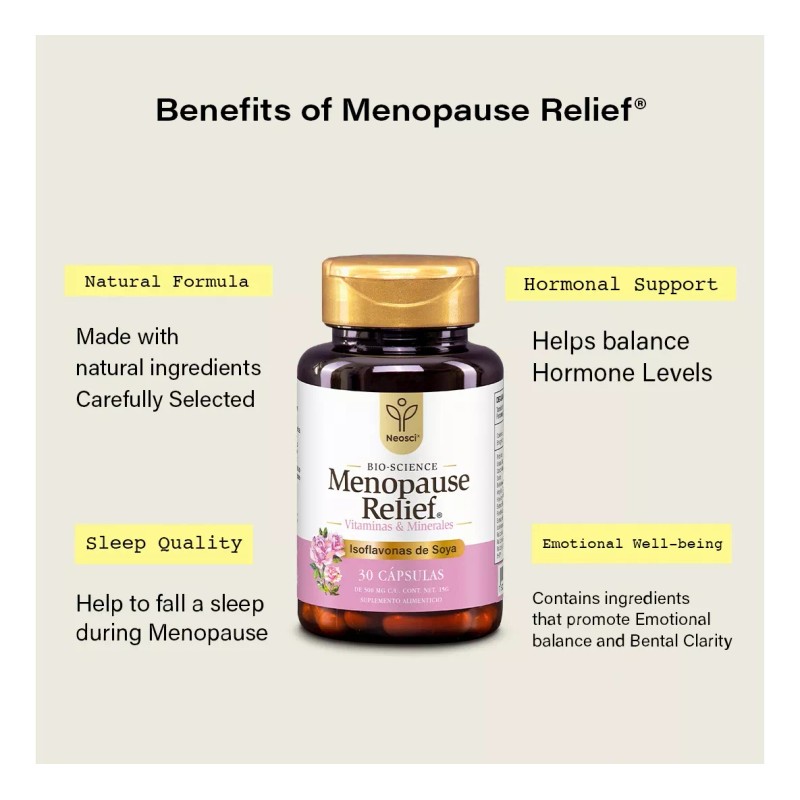 Naturelab Pack 16 Alivio Menopausia Reduce Sintomas 30 Caps Neosci®
