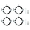 QUARKZMAN Pack of 4 Adjustable Pipe Holder Clamps, 3 Inch