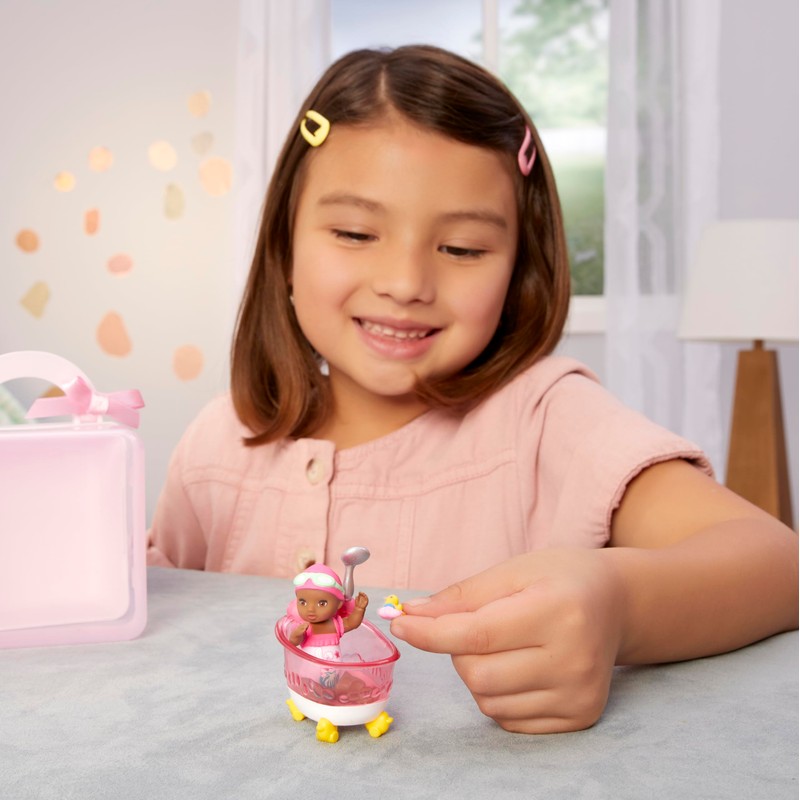 Baby Born MINIS Playset - Deep Skin Tone Doll with