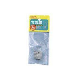 エルパ (ELPA) 寸丸球 電球 照明 常夜灯 E26 110V 7W クリア G-130H(C)
