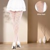 FveVqe 2Pcs White Lace Tights, Patterned Tights For Weddings &