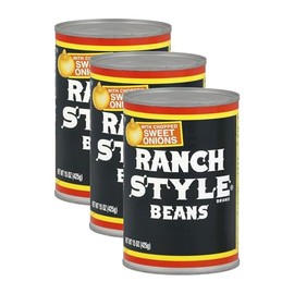 Ranch Style Beans with Sweet Onions 15oz Can (Pack of 3)