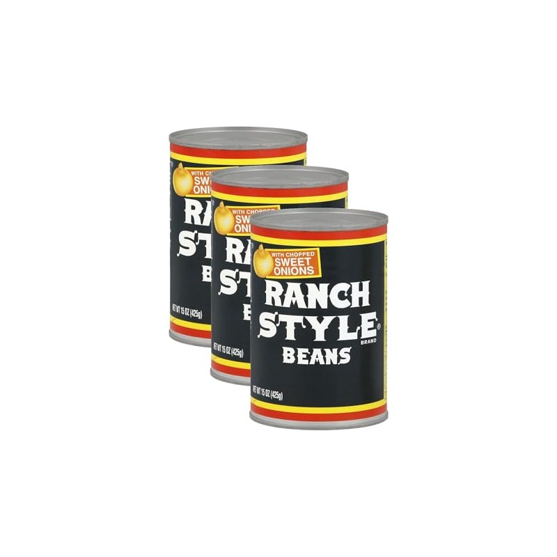 Ranch Style Beans with Sweet Onions 15oz Can (Pack of