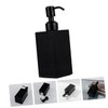 ULTECHNOVO Stainless Steel Soap Dispenser Black Square Liquid Lotion Pump