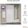 Manchester Mills Protect360° Satin Ribbon Hook Free Shower Curtain -