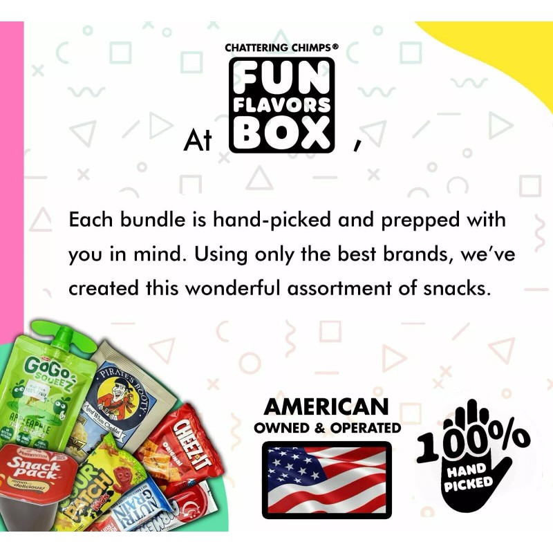 Fun Flavors Box Healthy Foods Snack Care Package Nutritious Low