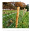 YAGJIA Barbed Wire 50 Ft, 4 Point Barbed Wire Fence,