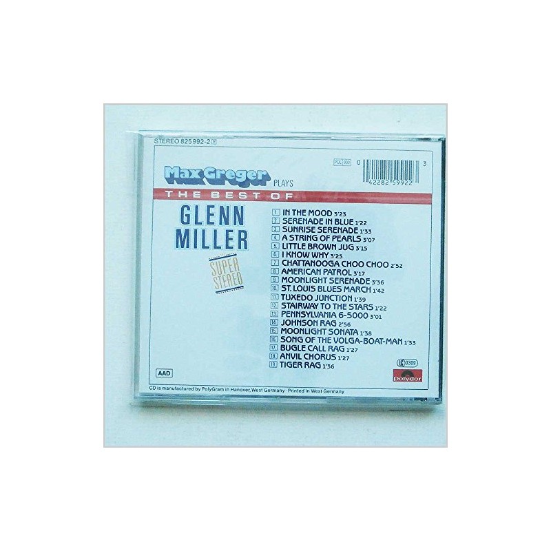 Max Greger plays the Best of Glenn Miller