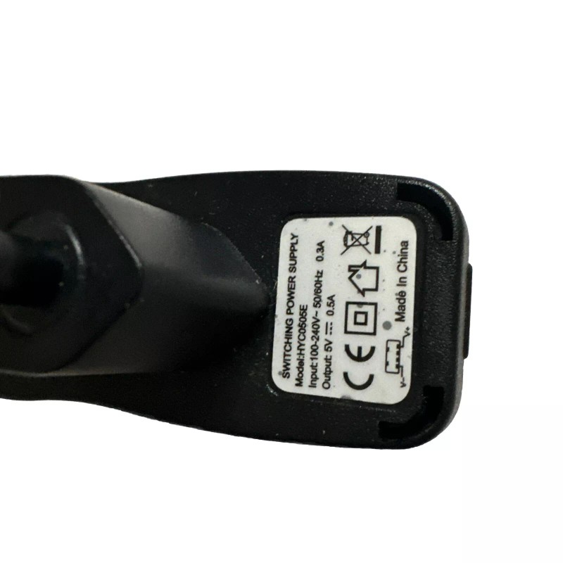 Unbranded EU Plug 5V 0.5A Power Supply AC DC Adapter