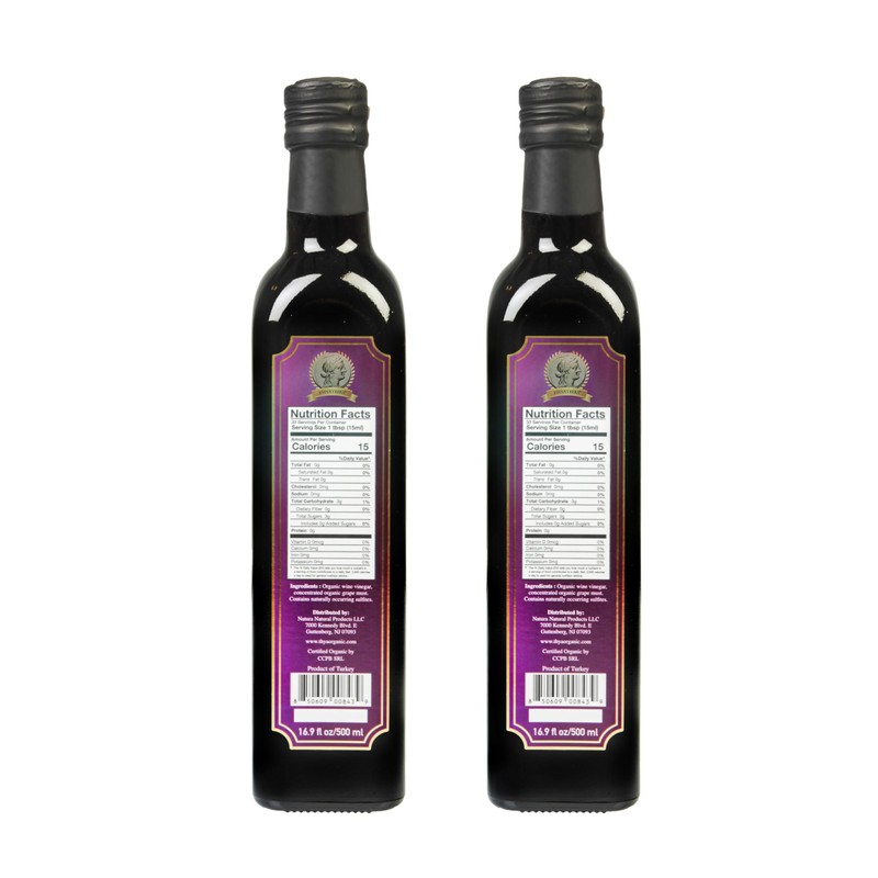 THYA Organic Balsamic Vinegar, Acidity 6%, USDA Organic, Non GMO,