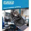 SAFEKO - Gray Lightweight Nitrile Palm Work Gloves, Small -