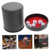 WHAMVOX Dice Cup Game with Dice Set Noise-canceling Dice Shaker