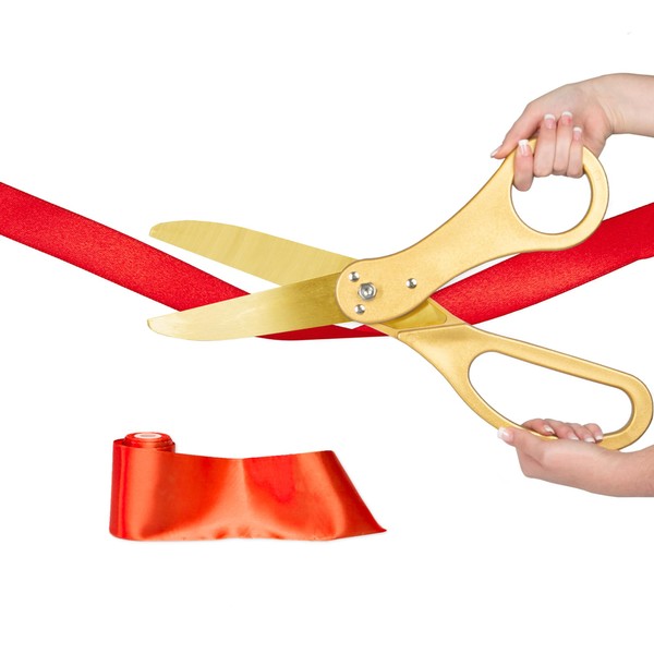 Crutello Ribbon Cutting Ceremony Kit - Grand Opening Ribbons and
