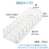 ColorfylCoco Cosmetic Storage, Eyeshadow Case, 8 Compartments, Acrylic Case, Lip