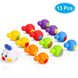 Bemixc Blocks, 13 Pieces, Baby Toys, Newborn, Baby Shower, Girls, Boys, Birthday Gift, 3D Puzzle, Build, Early Development, Teaching Tools, Insert Caterpillar, Ages 0 - 2 Years, Educational Toys That Encourage Imagination