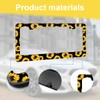 Sunflower License Plate Frame - Vibrant Yellow Floral Car Accessory